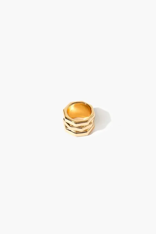 Octagon Stacked Ring