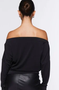 Off-The-Shoulder Batwing Top