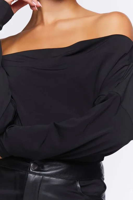 Off-The-Shoulder Batwing Top