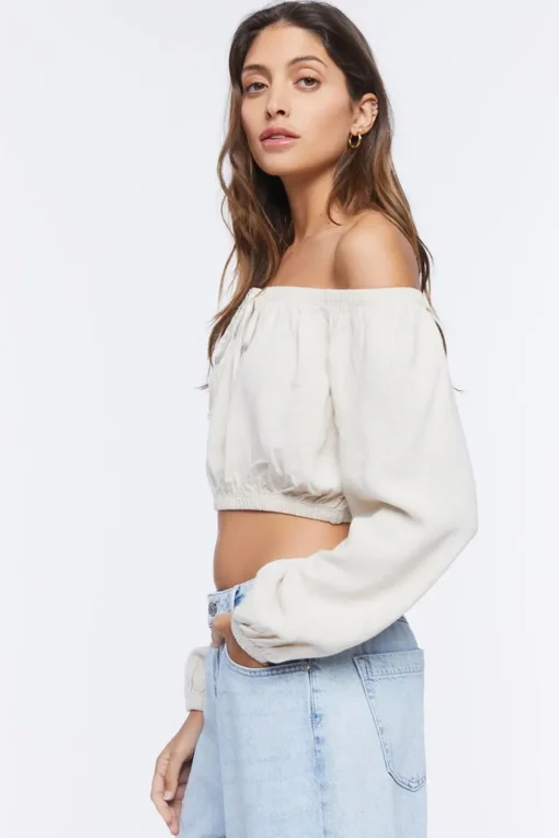 Off-The-Shoulder Crop Top