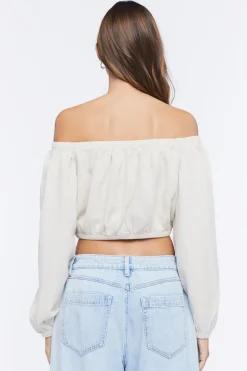 Off-The-Shoulder Crop Top