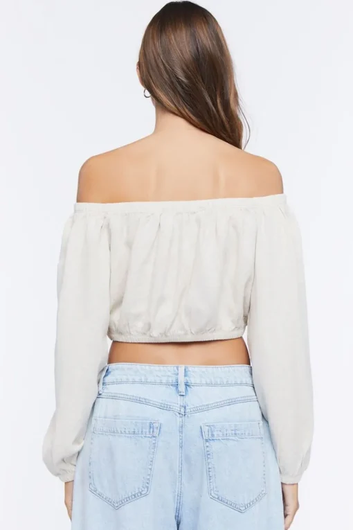 Off-The-Shoulder Crop Top