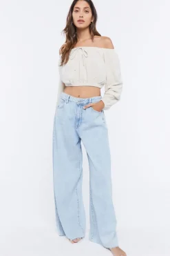 Off-The-Shoulder Crop Top