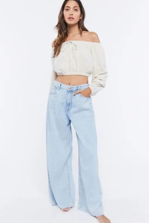 Off-The-Shoulder Crop Top