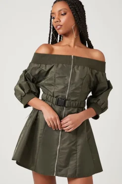 Off-The-Shoulder Mini Dress