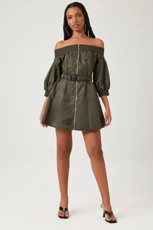Off-The-Shoulder Mini Dress