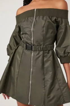 Off-The-Shoulder Mini Dress
