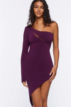 One-Shoulder Bodycon Mini Dress
