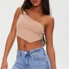 One-Shoulder Cropped Cami