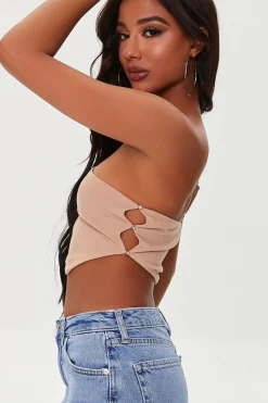 One-Shoulder Cropped Cami