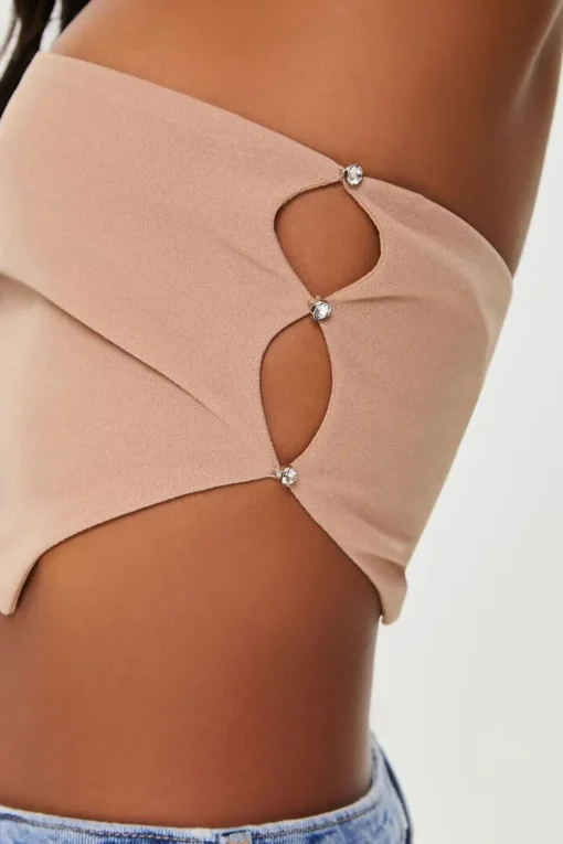 One-Shoulder Cropped Cami