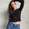 One-Shoulder Ruched Top