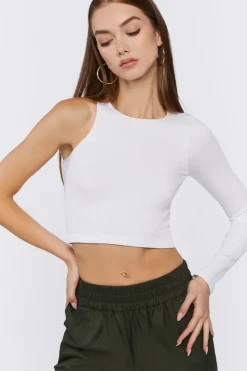 One-Sleeve Crop Top