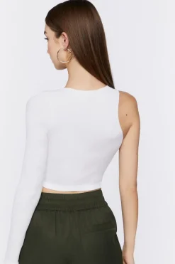 One-Sleeve Crop Top