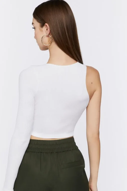 One-Sleeve Crop Top