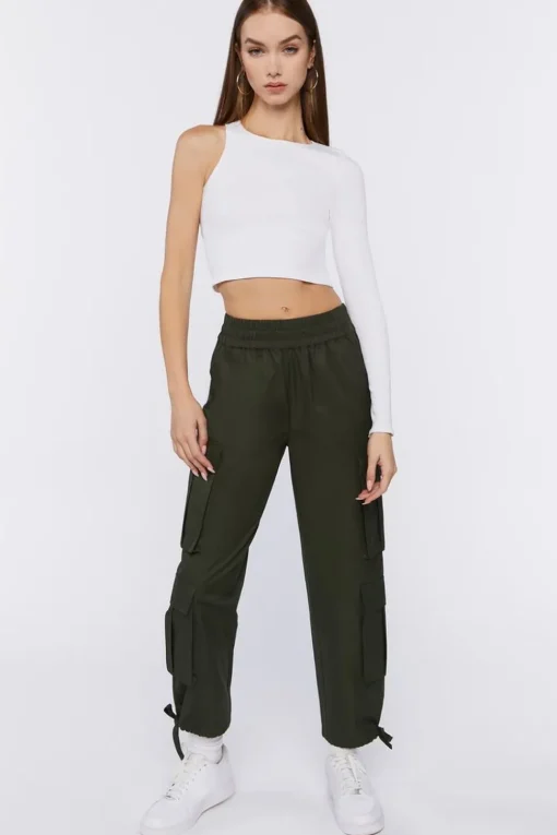 One-Sleeve Crop Top