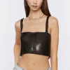 Open-Back Chainmail Crop Top