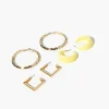 Open-End Hoop Earring Set