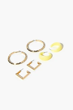 Open-End Hoop Earring Set