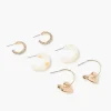 Open-End Hoop Earring Set