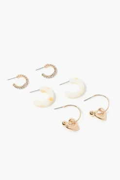 Open-End Hoop Earring Set
