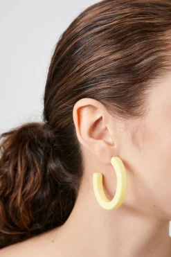 Open-Ended Hoop Earrings