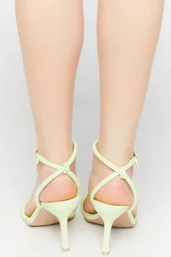 Open-Toe Stiletto Heels