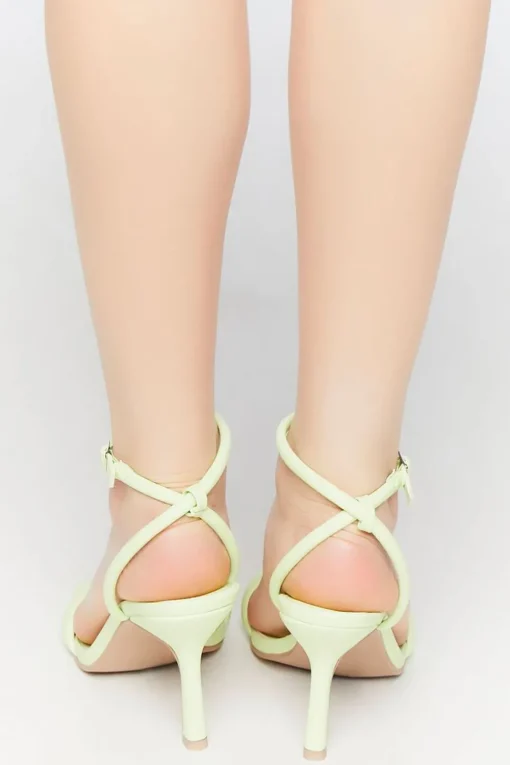 Open-Toe Stiletto Heels