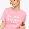 Organically Grown Cotton Santa Graphic Tee