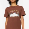 Organically Grown Cotton Wyoming Graphic Tee