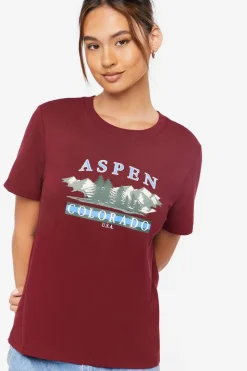 Organically Grown Cotton Aspen Graphic Tee