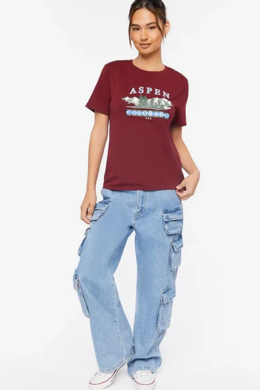 Organically Grown Cotton Aspen Graphic Tee
