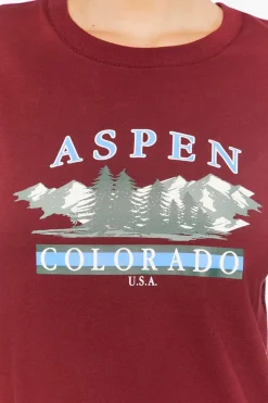 Organically Grown Cotton Aspen Graphic Tee