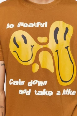 Organically Grown Cotton Happy Face Graphic Tee