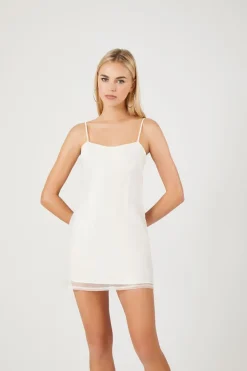 Organza Sweetheart Mini Dress