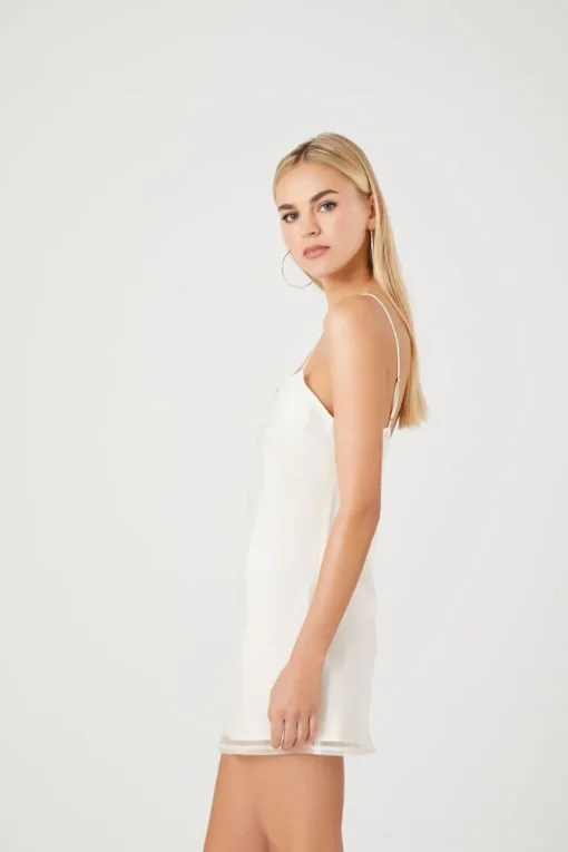 Organza Sweetheart Mini Dress