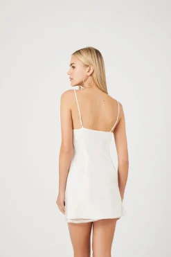 Organza Sweetheart Mini Dress