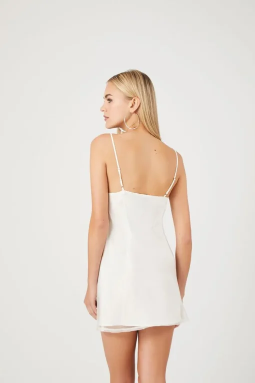 Organza Sweetheart Mini Dress