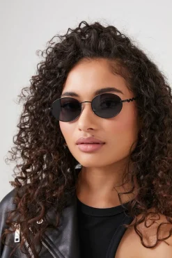 Oval Tinted Sunglasses