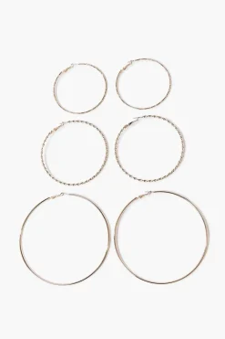 Oversized Hoop Earring Set