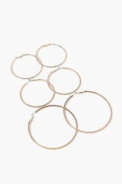 Oversized Hoop Earring Set