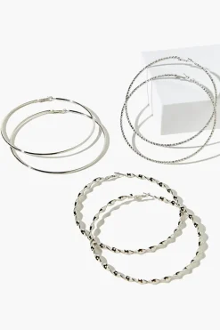 Oversized Hoop Earring Set