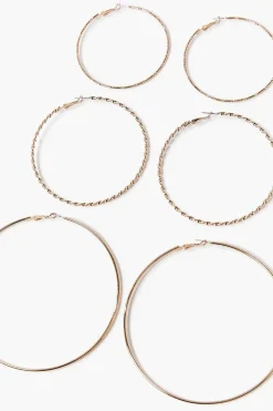 Oversized Hoop Earring Set