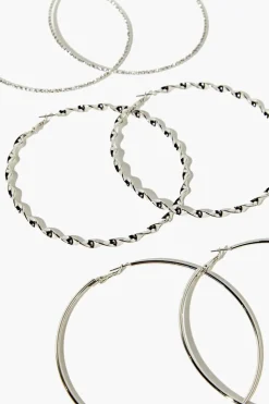 Oversized Hoop Earring Set