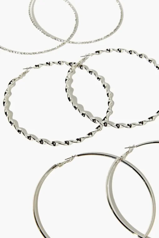 Oversized Hoop Earring Set