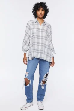 Oversized Plaid Shirt