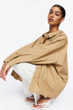 Oversized Poplin Shirt