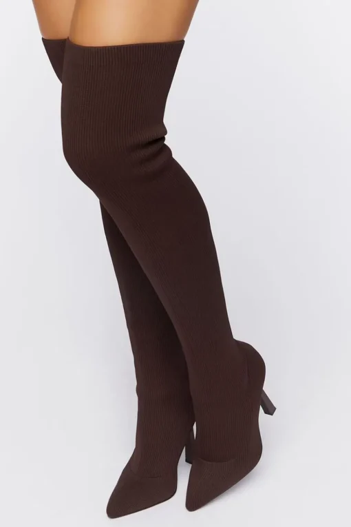 Over-The-Knee Sock Boots