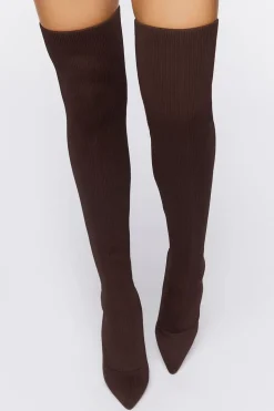 Over-The-Knee Sock Boots