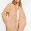 Padded Dolphin-Hem Shacket